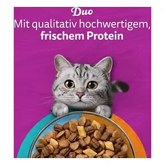 Whiskas 1+ Duo Surf & Turf su tunu ir vištiena, sausas maistas katėms, 5 - 9,9 kg — 5 nuotrauka