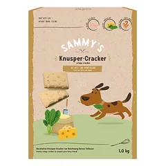 BOSCH SAMMY’S Užkandžiai krekeriai šunims 1 kg sūrio ir špinatų