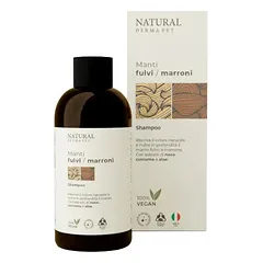 Natural Derma Pet šampūnas rudam ir raudonam kailiui, 200 ml