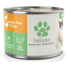 Fellicita Nassfutter Huhn, Pute & Ente
