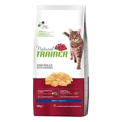 Trainer Natural Cat Adult with Chicken sausas pašaras katėms su vištiena