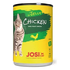 JosiCat Chicken in Jelly konservuotas pašaras katėms su vištiena drebučiuose, 400 g.