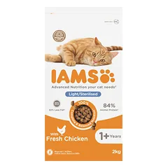 IAMS sausas maistas sterilizuotoms katėms su vištiena, 2 kg