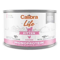Calibra Life Cat Kitten Chicken drėgnas maistas kačiukams, 200 g