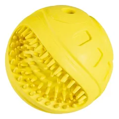 Duvo+ žaislas šunims Giggle Ribble-Ball, guminis, geltonas