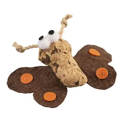 Duvo+ Katzenspielzeug Schmetterling braun