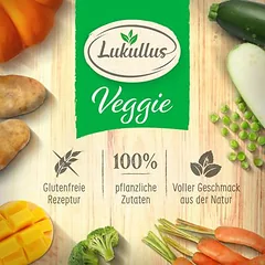 Lukullus Naturkost Veggie, drėgnas maistas šunims, 400 - 499 g — 2 nuotrauka