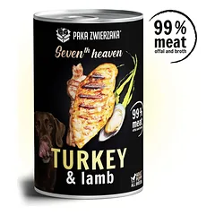 Paka Zwierzaka - Septintas dangus - Kalakutiena su ėriena (kalakutiena ir ėriena) 12x400g