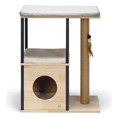 Designed by Lotte medinė draskyklė katėms Nala, natūrali — 2 nuotrauka