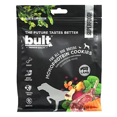 BULT Superfood Hundekekse – Monoprotein-Hundesnack Lamm 300 g