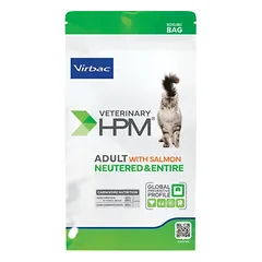 Virbac HPM Veterinarinis sausas maistas suaugusioms kastruotoms ir sterilizuotoms katėms su lašiša 3 kg