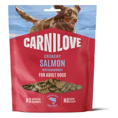Carnilove Dog Crunchy Salmon with Blueberries skanėstas šunims, 200 g