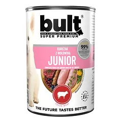BULT Junior drėgnas maistas šuniukams, pilnavertis, skardinė 400 g — 4 nuotrauka