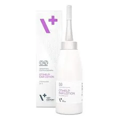VetExpert Otihelp Ear Solution ausų emulsija šunims ir katėms, naudojama esant išorinės ausies uždegimui, 75 ml