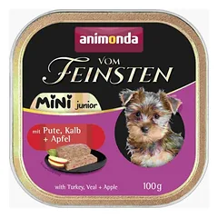 ANIMONDA Vom Feinsten mini junior kalakutiena/veršiena/obuoliai 100 g