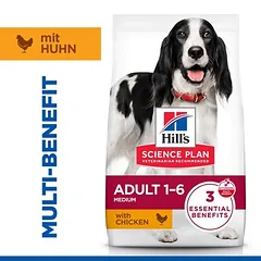 Hill's Science Plan Adult 1-6 Medium su vištiena, sausas maistas šunims, > 10 kg — 3 nuotrauka