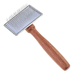 Madan Slicker Brush - profesionalus pudelių šepetys su medine rankena — 4 nuotrauka