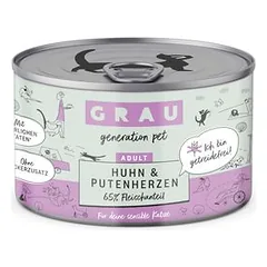 GRAU Adult begrūdis drėgnas maistas katėms, ekonominė pakuotė 24 x 200 g — 3 nuotrauka