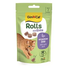 GimCat Rolls kačių užkandis su antiena, 40 g