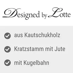 Designed by Lotte draskymo stulpas Inez, L 38 x B 24,5 x H 47,5 cm — 3 nuotrauka
