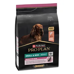 Purina Pro Plan Sensitive Skin Sausas maistas mažų ir labai mažų veislių šunims, turintiems jautrią odą (su lašiša) 3 kg
