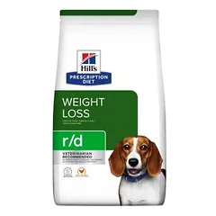 Hills Prescription Diet Weight Loss r/d Chicken sausas maistas šunims, skirtas svorio kontrolei, 4 kg