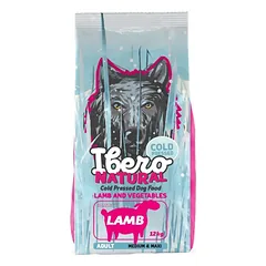 Ibero Cold Pressed M/L Lamb – šaltai spaustas visavertis pašaras vidutinių ir didelių veislių suaugusiems šunims