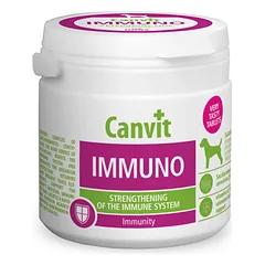Canvit Immuno tabletės šunims, 100 g (pakuotėje 100 tablečių) parduotuvėje mumbo.lt