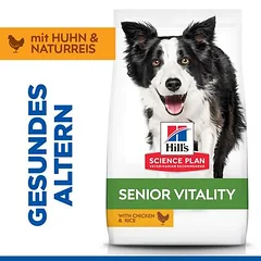 Hill's Science Plan Senior Vitality Mature Adult 7+ Medium su vištiena ir ryžiais, sausas maistas šunims — 2 nuotrauka