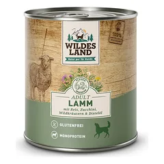 WILDES LAND Classic Adult Lamb with Rice konservai šunims su ėriena ir ryžiais, 800 g