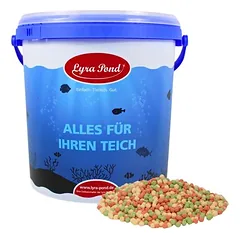 Lyra Pond® Pond Colour Mix Light pašaras tvenkinio žuvims, 2 x 10 L — 3 nuotrauka