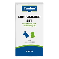 Canina Mikrosilber Ohrenspülung & Liquid Set