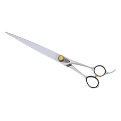 Geib Crab Straight Scissors Level 2 - high-quality straight scissors for pet grooming with a single-sided micro-grind.
