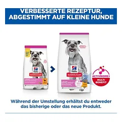 Hill's Science Plan Mature Adult 7+ Small & Mini Light su vištiena, sausas maistas šunims — 2 nuotrauka