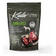 Kudo Medium Maxi Adult su ėriena ir ryžiais, sausas maistas šunims 3 kg