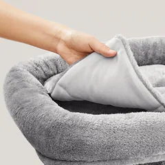 Kačių draskyklė 74 cm, šviesiai pilka — 4 nuotrauka