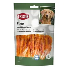Trixie Premio Snack vištienos vėliavėlės, skanėstai šunims 100 g — 2 nuotrauka