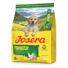 JOSERA YoungStar 6x900g be grūdų šuniukų maistas
