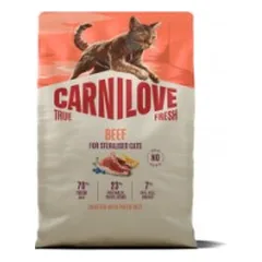 Carnilove Cat True Fresh Sterilised Beef 2 kg parduotuvėje akvanamai.lt