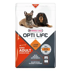 VERSELE LAGA Opti Life Adult Digestion mini ėdalas mažų veislių šunims jautriai virškinimo sistemai 7,5 kg