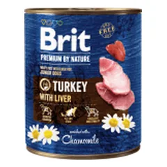Brit Premium by Nature mėsos paštetas su kalakutiena ir kepenimis šunims