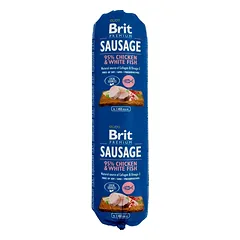 Brit Premium Sausage Chicken & White fish 800 g