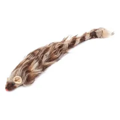 Žaislas katėms pliušinė pūkuota pelė, 30 cm