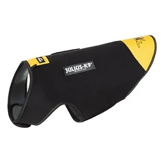 Julius - K9 IDC Neopreno šuns striukė geltona - neopreno šuns striukė, juoda su geltona, 2 — 4 nuotrauka