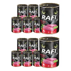 RAFI Cat Adult su veršiena 12x400g