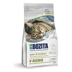 Bozita Indoor & Sterilised su vištiena, sausas maistas katėms, < 1,4 kg — 1 nuotrauka