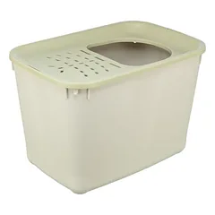 TRIXIE Katzentoilette Hop-In mit Einstieg von oben und hohem Rand