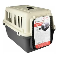 Flamingo Nomad S Transport Cage Dark Grey, 40 x 61 x 41 cm