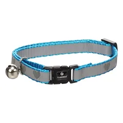 Flamingo Katzen Halsband Minx blau