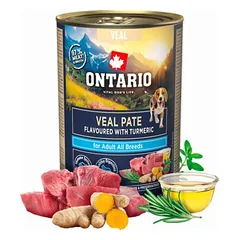 Ontario Veal Pate with Turmeric 800g konservai su veršiena ir ciberžole
